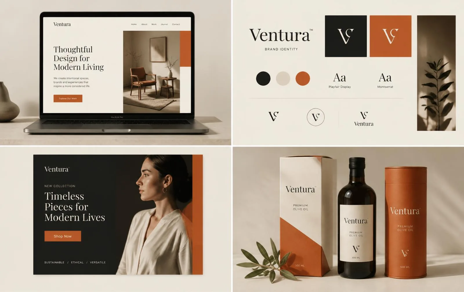 A selection of brand and web work